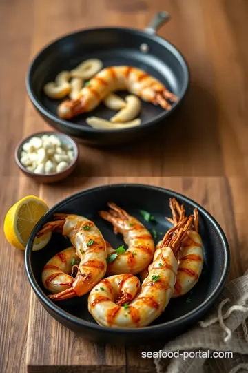 Grill Spicy Prawns with Garlic & Coriander steps