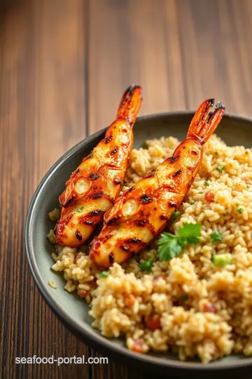 Grilled King Prawns with Egg Fried Rice steps