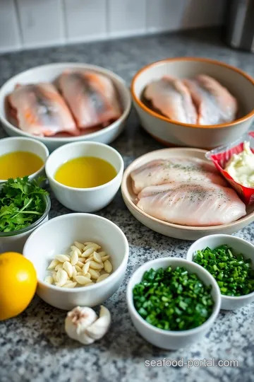 Grilled Lemon Herb Sea Bass ingredients