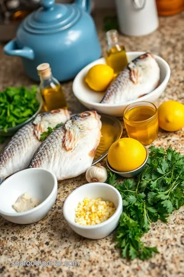 Grilled Sea Bass - Zesty Lemon Herb Delight ingredients