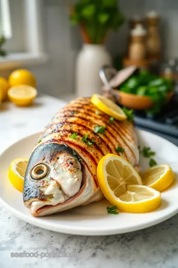 Grilled Sea Bream with Lemon and Herbs steps