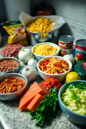 Hearty Baked Ziti with a Cheesy Twist ingredients