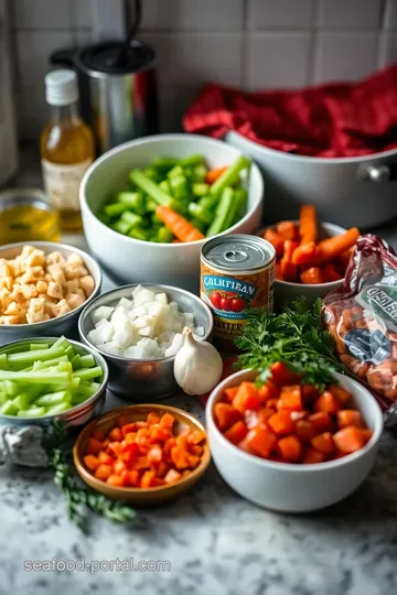 Hearty Manhattan Clam Chowder: A Taste of the City ingredients