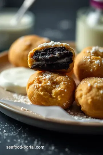 Heavenly Fried Oreos: An Indulgent Treat presentation
