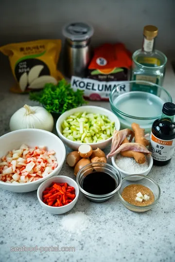 Kongnamul Gukbap: Hearty Korean Seafood Soup ingredients