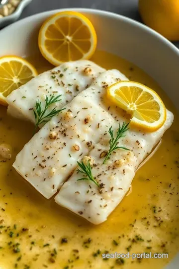 Lemon Herb Baked Cod: A Simple Delight presentation