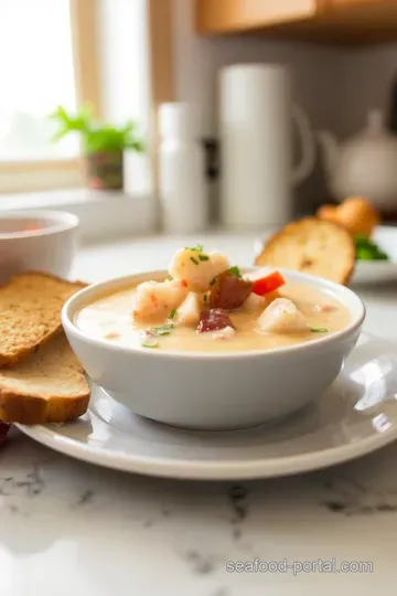 Luxurious Lobster Chowder with Fresh Herbs steps