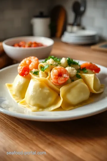 Luxury Homemade Seafood Ravioli with Lemon Butter Sauce steps