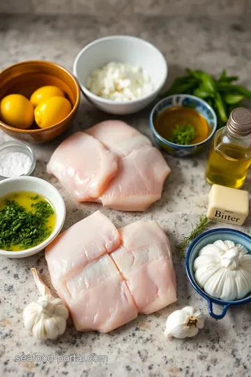 Pan-Seared Rockfish with Lemon Herb Butter ingredients