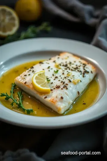 Pan-Seared Rockfish with Lemon Herb Butter presentation