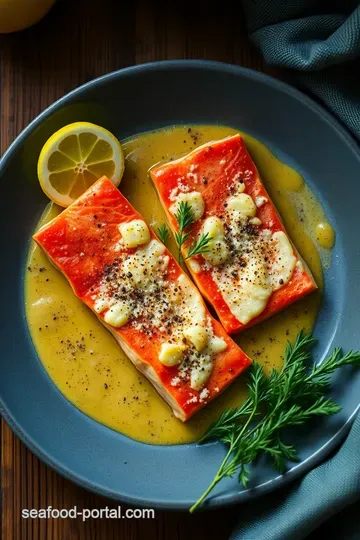 Pan-Seared Ruby Red Trout with Lemon-Butter Sauce presentation