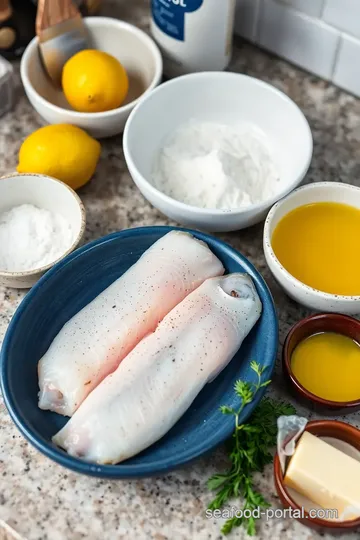 Pan-Seared Speckled Sea Trout with Lemon Herb Butter ingredients