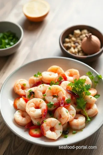 Refreshing Prawn Salad with Sweet-Sour Dressing steps