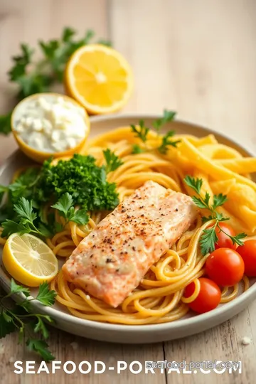 Creamy Smoked Salmon Spaghetti ingredients