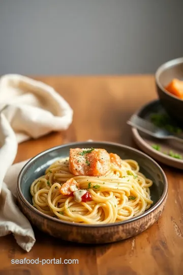 Creamy Smoked Salmon Spaghetti steps