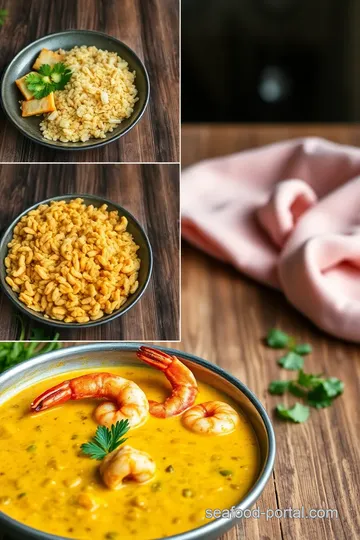 Mung Dal with Prawns Recipe steps