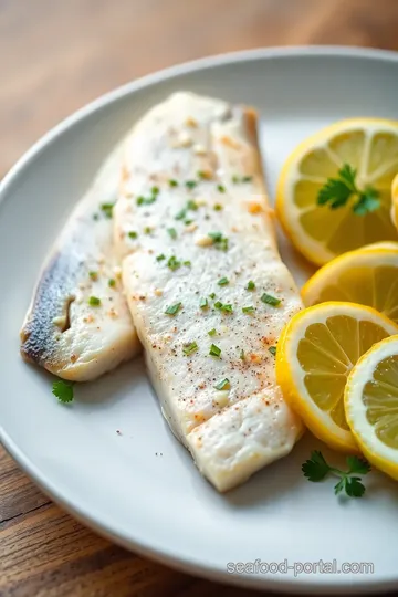 Pan-Seared Sea Trout with Zesty Herb Butter presentation