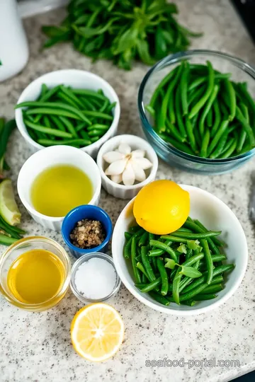 Sautéed Sea Beans with Garlic and Lemon ingredients