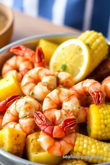 Easy Seafood Boil presentation