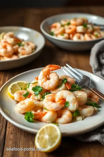 Lemon Garlic Shrimp Salad steps