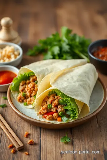 Quick Spicy Ground Pork Lettuce Wraps ingredients