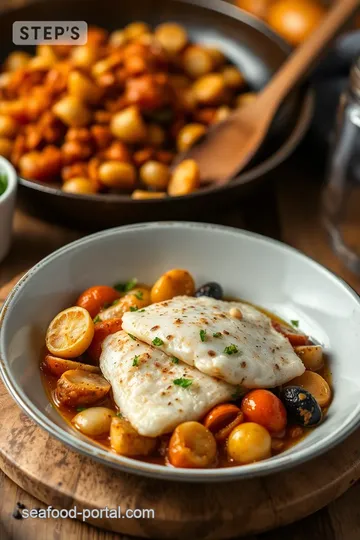 Sauteed Flounder with Shellfish Medley steps