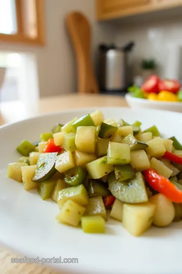 Sautéed Sea Cucumber with Seasonal Vegetables steps