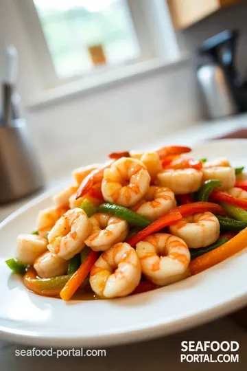 Garlic Butter Sea Shrimp with Mixed Vegetables steps