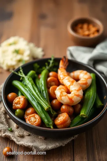 Smoked Sausage and Shrimp Okra Stew ingredients