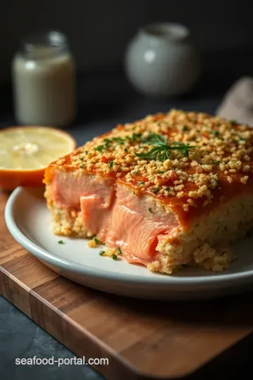 Savory Salmon Loaf: A Classic British Delight presentation