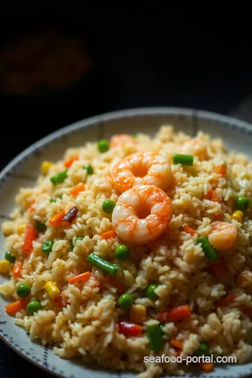 Savory Shrimp Fried Rice: A Quick and Flavorful Delight presentation