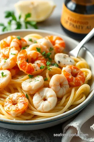 seafood alfredo prinavera: 7 irresistible secrets for ultimate creamy seafood pasta presentation