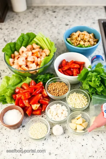 Seafood Value Salad Wrap ingredients