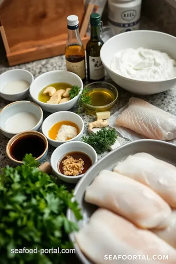 Miso Chilean Sea Bass ingredients