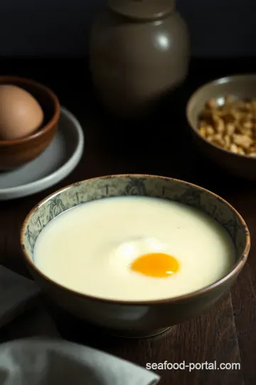 Silky Japanese Chawan-Mushi with Dashi presentation