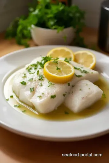 Silky Steamed Cod with Lemon and Herbs steps