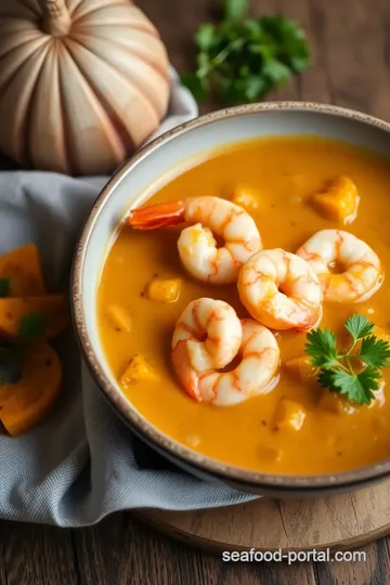 Creamy Shrimp and Sweet Potato Stew presentation