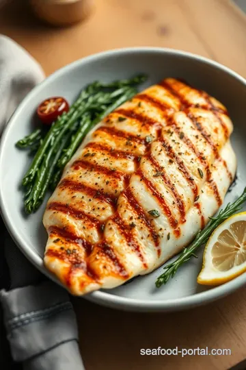 Sizzling Grilled Steelhead Trout with Herb-Infused Butter presentation