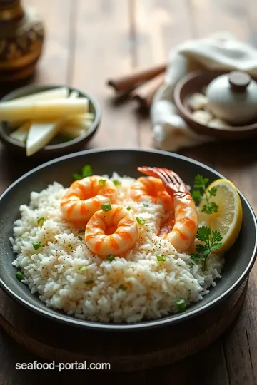 Creamy Prawn and Rice Skillet ingredients