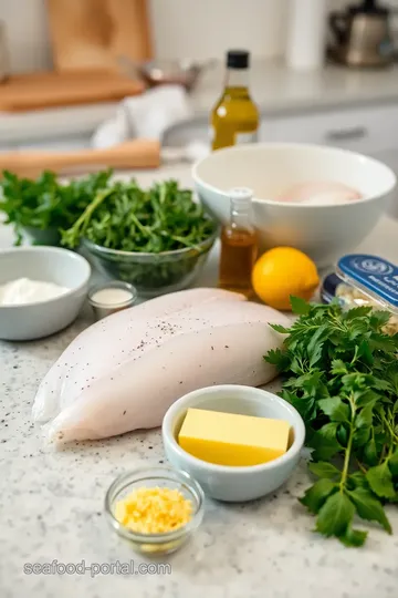 Sous Vide Sea Bass with Lemon Herb Butter ingredients