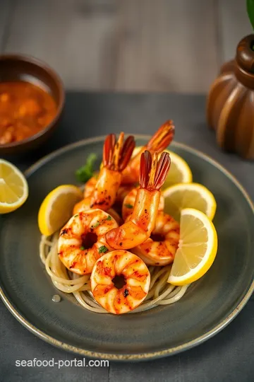 Grilled Shrimp Delight with Spicy Citrus Zest presentation