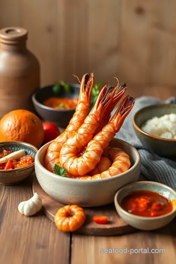 Spicy Karahi Prawns ingredients