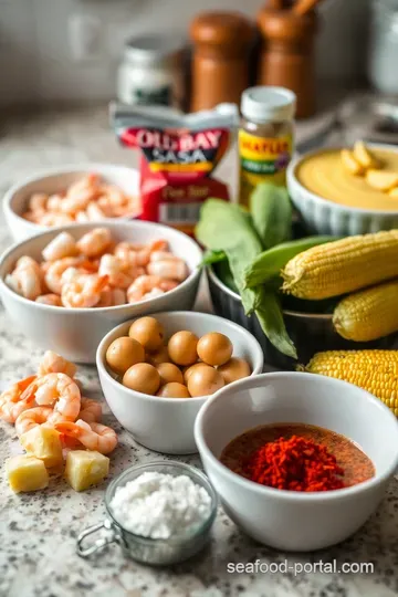 Spicy Old Bay Shrimp Boil: A Taste of the Chesapeake ingredients