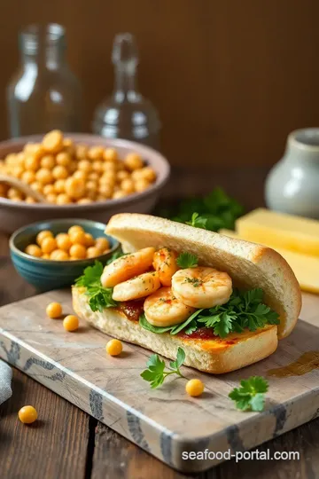 Spicy Prawn & Chickpea Sandwich Delight ingredients