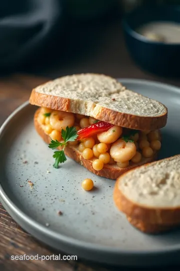 Spicy Prawn & Chickpea Sandwich Delight steps