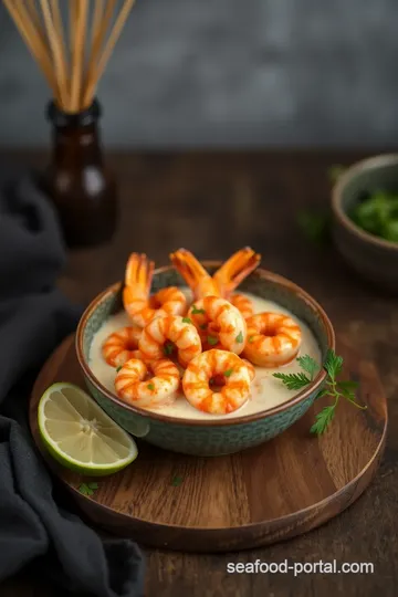 Spicy Prawn Curry Delight presentation