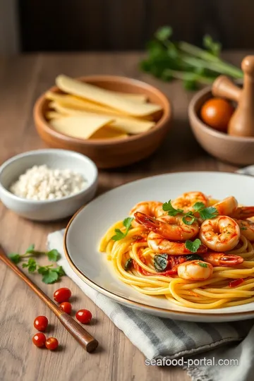 Spicy Prawn Pasta Delight ingredients