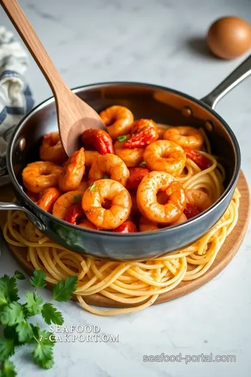 Spicy Prawn Pasta Delight steps