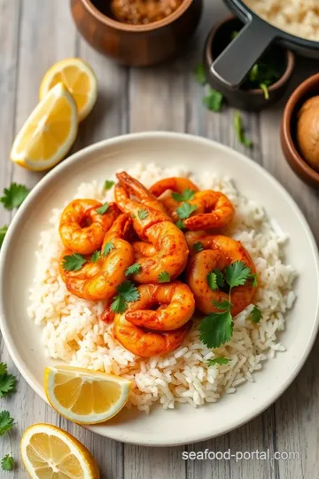 Sautéed Prawns with Spicy Basmati Rice ingredients