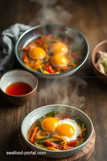 Steam Eggs & Veggies for a Healthy Dish steps